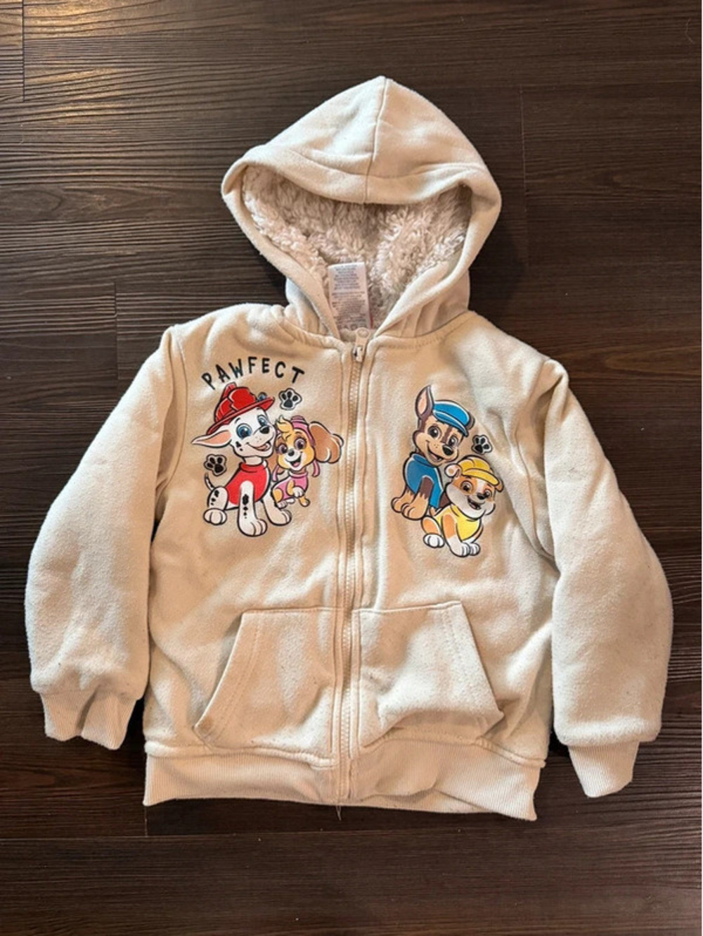 Paw patrol pawfect hoodie boys 4t